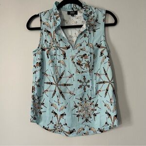 ModCloth x Dupenny synchronized swimmer blouse size xs